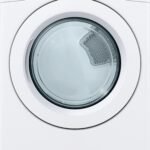 LG - 7.4 Cu. Ft. Stackable Gas Dryer with FlowSense - White