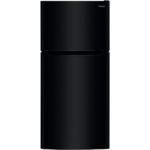 Frigidaire - 20 Cu. Ft. Garage Ready Top-Freezer Refrigerator - Black
