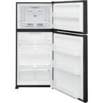 Frigidaire - 20 Cu. Ft. Garage Ready Top-Freezer Refrigerator - Black - Image 4