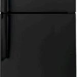 GE - 21.9 Cu. Ft. Top-Freezer Refrigerator with Garage Ready Performance - Black