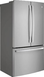 GE Profile - 23.1 Cu. Ft. French Door Counter-Depth Refrigerator with Internal Water Dispenser - Stainless Steel - Image 2