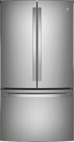 GE Profile - 23.1 Cu. Ft. French Door Counter-Depth Refrigerator with Internal Water Dispenser - Stainless Steel