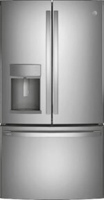 GE Profile - 27.7 Cu. Ft. French-Door Refrigerator with Hands-Free AutoFill - Stainless Steel