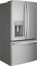 GE Profile - 22.1 Cu. Ft. French Door Counter-Depth Refrigerator with Hands-Free AutoFill - Stainless Steel - Image 2