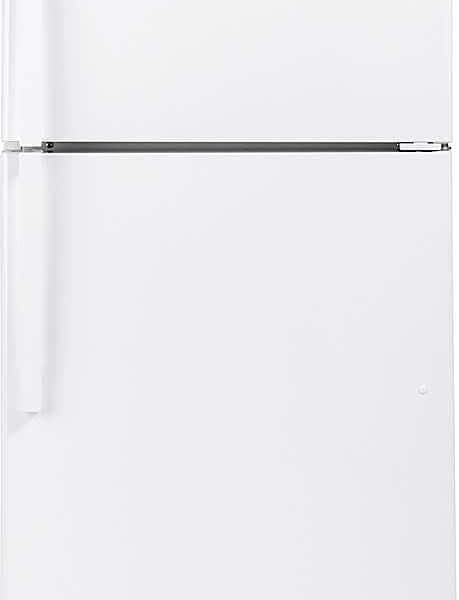 GE 19.2 Cu. Ft. Top-Freezer Refrigerator Garage Ready Performance White from Kings Outlet