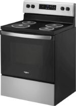 Whirlpool 4.8 Cu. Ft. Freestanding Electric Range Keep Warm Setting Stainless Steel from Kings Outlet