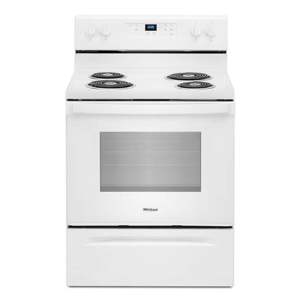 Whirlpool 4.8 Cu. Ft. Freestanding Electric Range Keep Warm Setting White from Kings Outlet