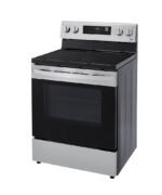 LG - 6.3 Cu. Ft. Smart Freestanding Electric Range with EasyClean and WideView Window - Stainless Steel - Image 2
