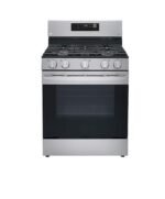 LG - 5.8 Cu. Ft. Smart Freestanding Gas Range with EasyClean and WideView Window - Stainless Steel