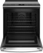 GE Profile - 30" Smart Slide-In Electric Convection Fingerprint Resistant Range - Stainless Steel - Image 3