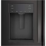 GE - 22.1 Cu. Ft. French Door Counter-Depth Refrigerator with Space Saving Ice Maker - Black Slate - Image 6
