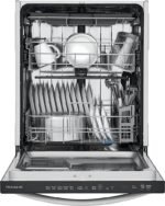 Frigidaire - 24" Built-In Stainless Steel Tub Dishwasher with 3rd Rack, EvenDry System, 49 dBA - Stainless Steel - Image 7