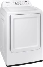 Samsung - 7.2 Cu. Ft. Electric Dryer with Sensor Dry - White - Image 2