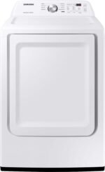 Samsung - 7.2 Cu. Ft. Electric Dryer with Sensor Dry - White