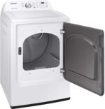 Samsung - 7.2 Cu. Ft. Electric Dryer with Sensor Dry - White - Image 7