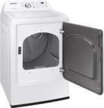 Samsung - 7.2 Cu. Ft. Gas Dryer with Sensor Dry - White - Image 7