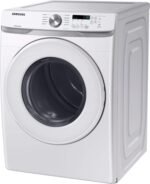 Samsung - 7.5 Cu. Ft. Stackable Gas Dryer with Sensor Dry - White - Image 2