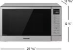 Panasonic - 1.2 Cu. Ft. 1200 Watt SN68KS Microwave with Inverter and Genius Sensor - Stainless Steel - Image 2