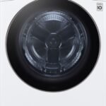 LG - 4.5 Cu. Ft. High-Efficiency Stackable Smart Front Load Washer with Steam and Built-In Intelligence - White