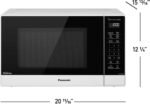 Panasonic - 1.2 Cu. Ft. 1200 Watt SN65KW Microwave with Inverter and Genius Sensor - White - Image 2