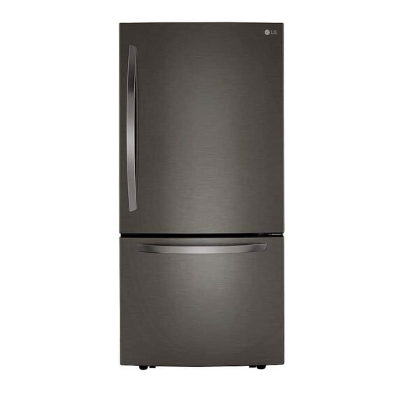LG 25.5 Cu. Ft. Bottom-Freezer Refrigerator Ice Maker Black Stainless Steel from Kings Outlet