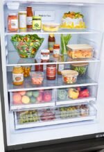 LG 25.5 Cu. Ft. Bottom-Freezer Refrigerator Ice Maker Black Stainless Steel from Kings Outlet