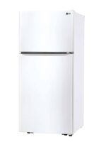 LG - 20.2 Cu. Ft. Top-Freezer Refrigerator - White - Image 2