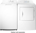 Insignia - 6.7 Cu. Ft. Gas Dryer with Sensor Dry - White - Image 6