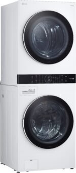 LG 4.5 Cu. Ft. HE Smart Front Load Washer 7.4 Cu. Ft. Electric Dryer from Kings Outlet