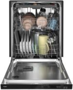 Whirlpool - 24" Top Control Built-In Stainless Steel Tub Dishwasher with 3rd Rack, AI Intelligent Wash, 47 dBA - Stainless Steel - Image 3