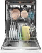 Whirlpool 24" Top Control Built-In Stainless Steel Tub Dishwasher 3rd Rack Large Capacity 47 from Kings Outlet