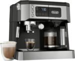 De'Longhi - Digital All-in-One Combination Coffee and Espresso Machine - Black and Stainless Steel