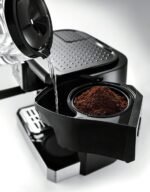 De'Longhi - Digital All-in-One Combination Coffee and Espresso Machine - Black and Stainless Steel - Image 3