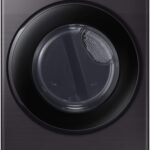 Samsung - 7.5 Cu. Ft. Stackable Gas Dryer with Sensor Dry - Black Stainless Steel