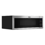 Whirlpool - 1.1 Cu. Ft. Low Profile Over-the-Range Microwave Hood with 2-Speed Vent - Stainless Steel - Image 6