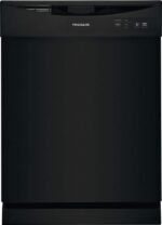 Frigidaire - 24" Front Control Built-In Dishwasher with Energy Saver Dry, 62dba - Black