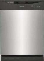 Frigidaire - 24" Front Control Built-In Dishwasher with Energy Saver Dry, 62dba - Stainless Steel