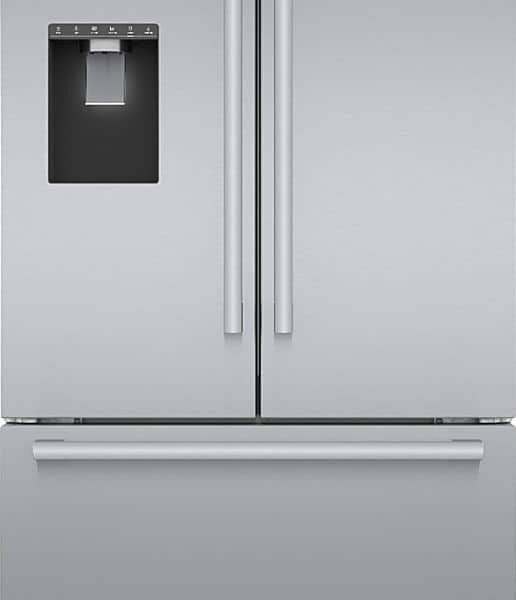 Bosch 500 Series 21 Cu. Ft. French Door Bottom Freezer Counter-Depth Smart Refrigerator Stainless from Kings Outlet