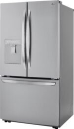 LG - 29 Cu. Ft. French Door Smart Refrigerator with External Water Dispenser - Stainless Steel - Image 2