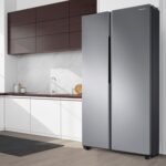 Samsung 28 cu. ft. Side-by-Side Smart Refrigerator Large Capacity Stainless Steel from Kings Outlet