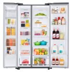 Samsung 28 cu. ft. Side-by-Side Smart Refrigerator Large Capacity Stainless Steel from Kings Outlet