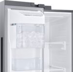 Samsung 28 cu. ft. Side-by-Side Smart Refrigerator Large Capacity Stainless Steel from Kings Outlet