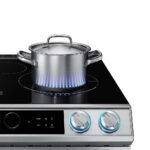 Samsung - 6.3 cu. ft. Slide-in Induction Range with Smart Dial, WiFi & Air Fry - Stainless Steel - Image 5
