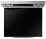 Samsung - 6.3 cu. ft. Freestanding Electric Range with Rapid Boil, WiFi & Self Clean - Stainless Steel - Image 7