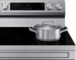 Samsung - 6.3 cu. ft. Freestanding Electric Range with WiFi and Steam Clean - Stainless Steel - Image 4