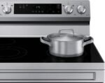 Samsung 6.3 cu. ft. Freestanding Electric Range WiFi Steam Clean Stainless Steel from Kings Outlet