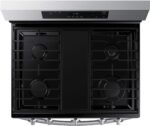 Samsung - 6.0 cu. ft. Freestanding Gas Range with WiFi and Integrated Griddle - Stainless Steel - Image 6