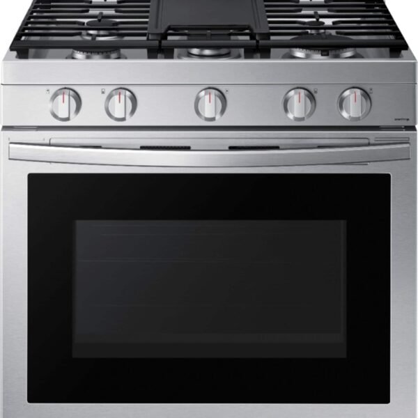 Samsung 6.0 Cu. Ft. Freestanding Gas Convection+ Range WiFi No-Preheat Air Fry Stainless Steel from Kings Outlet