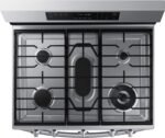 Samsung - 6.0 Cu. Ft. Freestanding Gas Convection+ Range with WiFi and No-Preheat Air Fry - Stainless Steel - Image 7