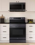 Samsung 6.3 cu. ft. Freestanding Electric Range WiFi No-Preheat Air Fry Convection Black Stainless from Kings Outlet